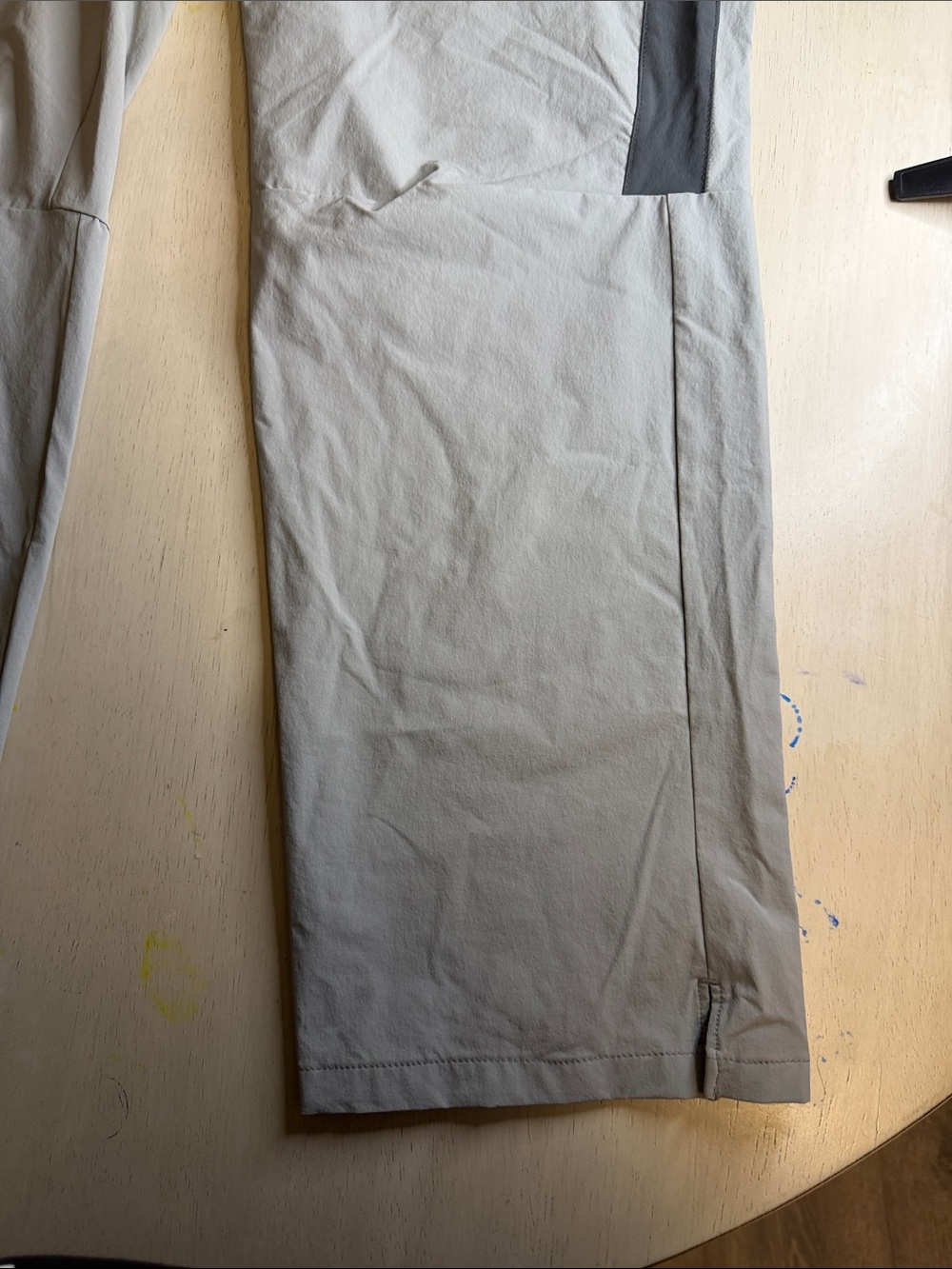 Oakley Men's Light Gray Chinos with Dark Gray Side Stripes - Picture 4 of 5